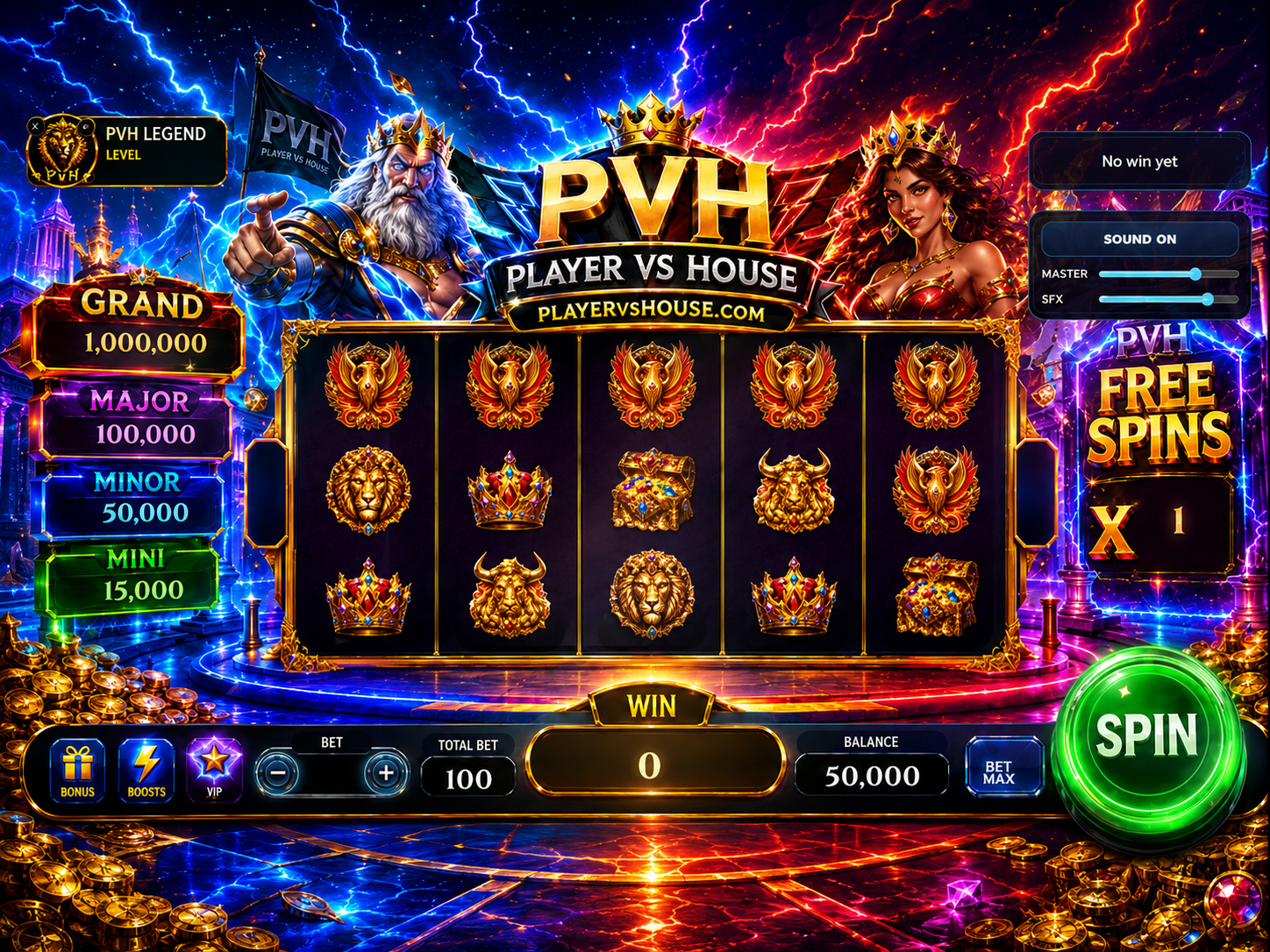Legend slots game