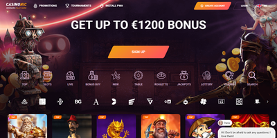 Casinonic site preview