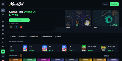 MineBit site preview