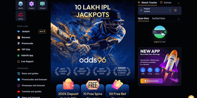 Odds96 nettsted forhåndsvisning