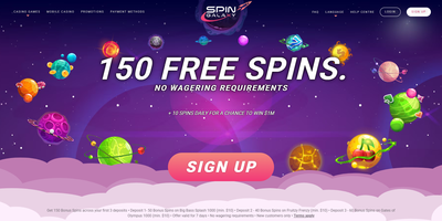 Vista previa del sitio de Spin Galaxy