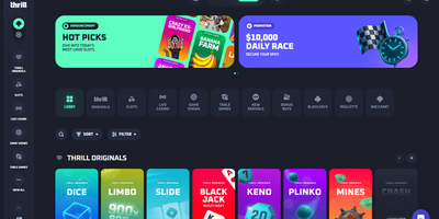 Aperçu du site Thrill